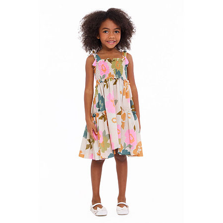 Bonnie Jean Little & Big Girls Sleeveless Empire Waist Dress, 6x, White