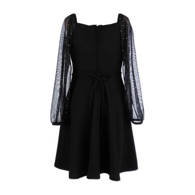 Speechless Big Kid Girls Long Sleeve A-Line Dress