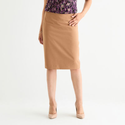 Black Label by Evan-Picone Womens Suit Skirt, Color: Dark Camel