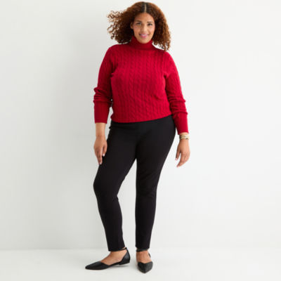 St. John's Bay Womens Skinny Plus Pull-On Pant