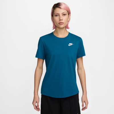 Nike Womens Crew Neck Short Sleeve Active T-Shirt
