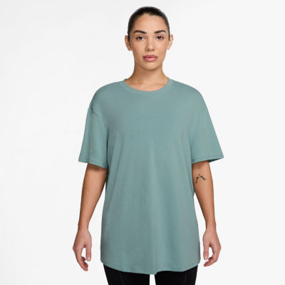 Nike Womens Crew Neck Short Sleeve Quick Dry Active T-Shirt