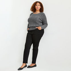 Shephe SWEATER レディース US サイズ: Large カラー: ブラック Women's Plus Size Black Sweaters | JCPenney