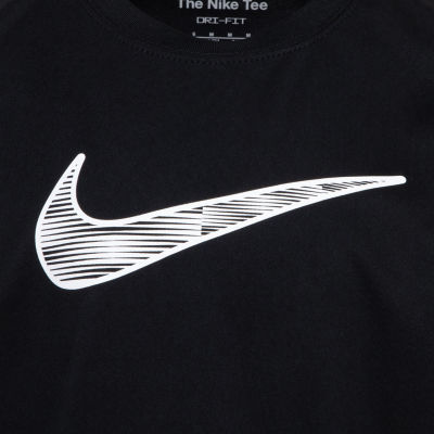 Nike Little Boys Crew Neck Short Sleeve Regular Fit Graphic T-Shirt