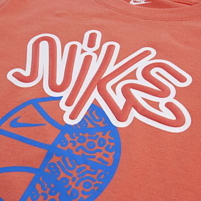 Nike Little Boys Crew Neck Short Sleeve Regular Fit Graphic T-Shirt
