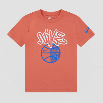 Nike Little Boys Crew Neck Short Sleeve Regular Fit Graphic T-Shirt