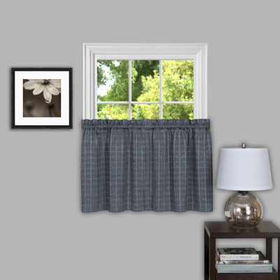 Sydney Plaid 2-pc. Rod Pocket Window Tier