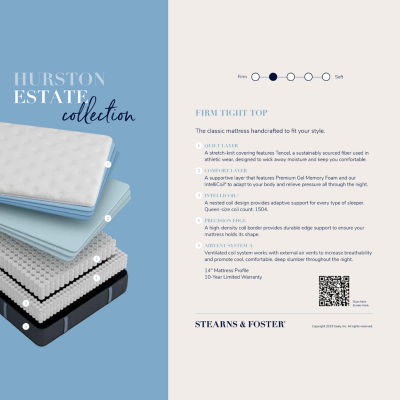 Stearns and Foster® Hurston Firm Tight Top – Mattress Only