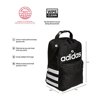 Subir Loza de barro Adivinar adidas Santiago 2 Lunch Bag, Color: Black White - JCPenney