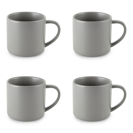 Loom + Forge Ren 4-pc. Coffee Mug, One Size, Gray