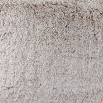 Loom + Forge Tipped Fur Lumbar Pillow