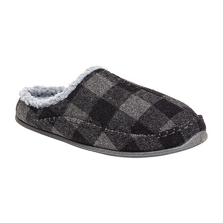 Deer Stags Nordic Mens Clog Slippers Wide Width, 15, Multiple Colors