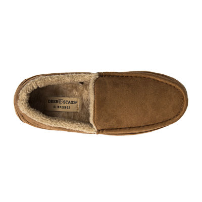 Deer Stags Spun Mens Moccasin Slippers