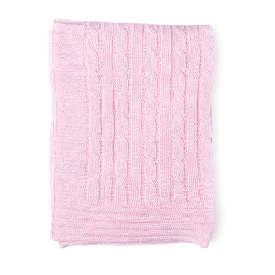 3 Stories Trading Company Cable Knit Baby Blanket