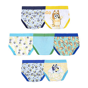 Bluey Toddler Boys 7 Pack Bluey Briefs, Color: Bluey - JCPenney