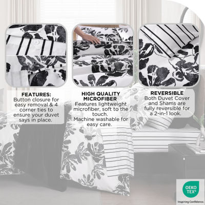 City Scene Soho Floral Duvet Cover Set