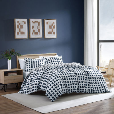 City Scene Urban Shibori Duvet Cover Set