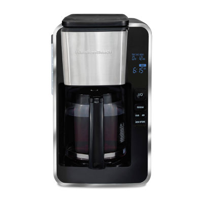 Hamilton Beach Frontfill Deluxe 12 Cup Programmable Coffee Maker 46321 ...