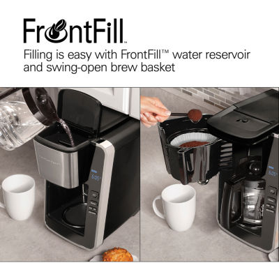 Hamilton Beach Frontfill Deluxe 12 Cup Programmable Coffee Maker - Main Image