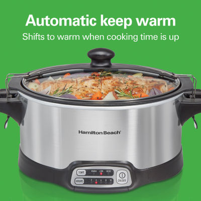 Hamilton Beach Stay Or Go Sear & Cook Slow Cooker
