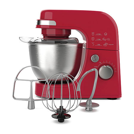 Hamilton Beach Stand Mixer With 7 Speeds, One Size, Red