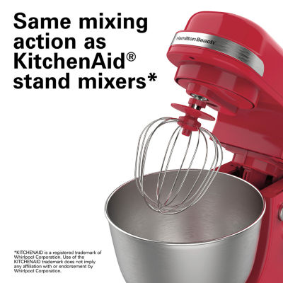 Hamilton Beach Stand Mixer With 7 Speeds 63389, Color Red JCPenney