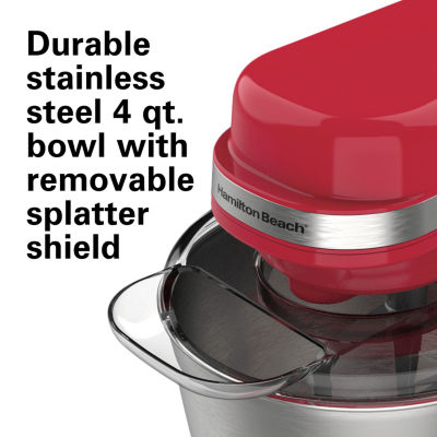 Hamilton Beach Stand Mixer With 7 Speeds 63389, Color Red JCPenney