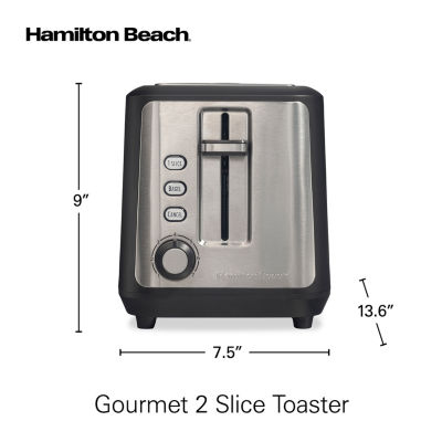 Hamilton Beach - Classic 4 Slice Toaster with Sure-Toast Technology - Stainless Steel