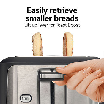 Hamilton Beach 22633 Extra-Wide Slot 2 Slice Bagel Toaster