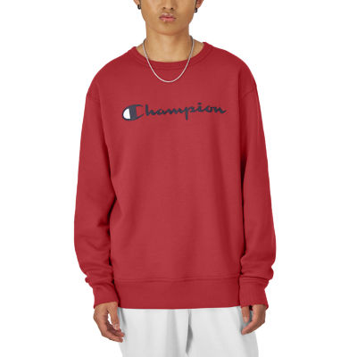 Champion Powerblend Fleece Mens Crew Neck Long Sleeve Sweatshirt