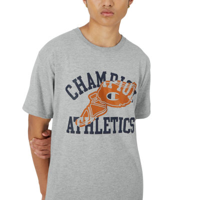 Champion Mens Crew Neck Short Sleeve Graphic T-Shirt