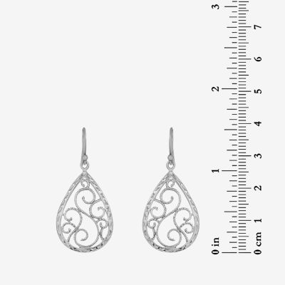 Sterling Silver Teardrop Earrings