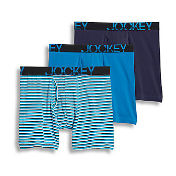 Penkiiy Men's Underwear Cotton Large Size Fit Men's Boxer Underpants Extra  Long Sport Solid Color Men Underwear M Black On Sale 