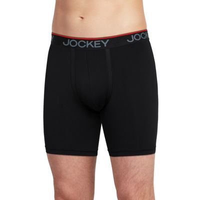 Jockey Active Microfiber Mens 3 Pack Boxer Briefs