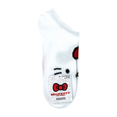 5 Pair Hello Kitty Low Cut Socks Womens