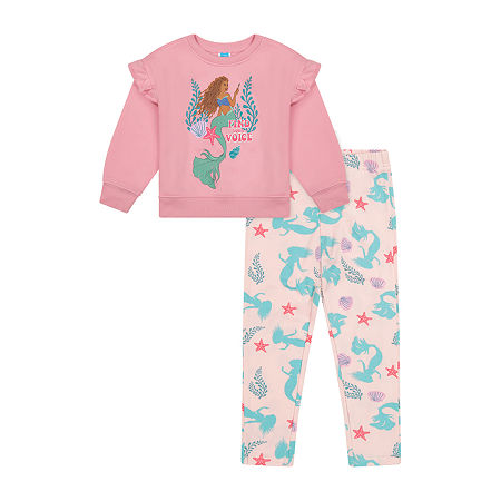 Disney Toddler Girls 2-pc. The Little Mermaid Legging Set, 4t, Pink