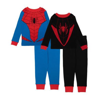 Disney Collection Toddler Boys 4-pc. Spiderman Pajama Sets