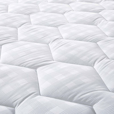 Peacenest Quilted White Down Alternative Mattress Pad