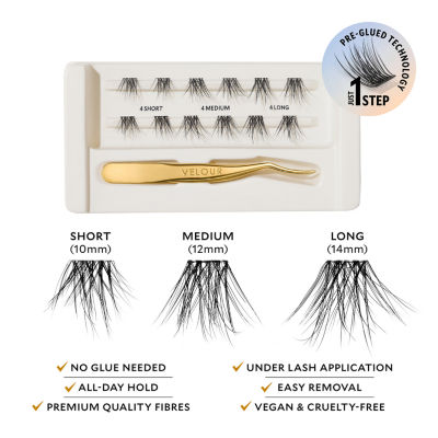 Velour Lashes Velour-Xtensions Self-Stick Lash Kit