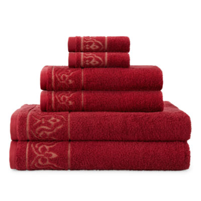 Broadhaven Elegant Scroll Bath Towel