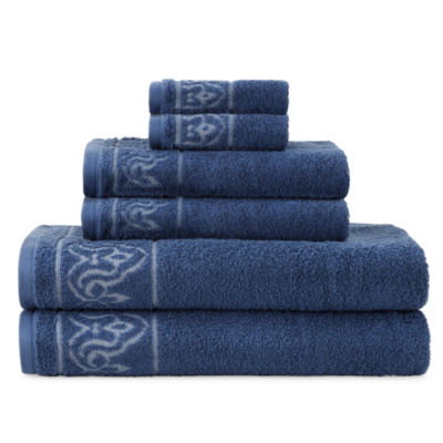 Broadhaven Elegant Scroll Bath Towel