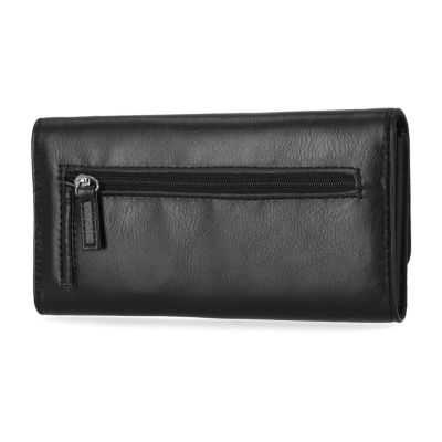 Mundi File Master Womens Expandable RFID Blocking Accordian Wallet
