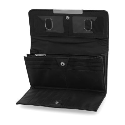 Mundi File Master Womens Expandable RFID Blocking Accordian Wallet