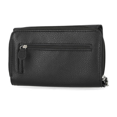 Mundi Big Fat Womens Expandable RFID Blocking Checkbook Wallet