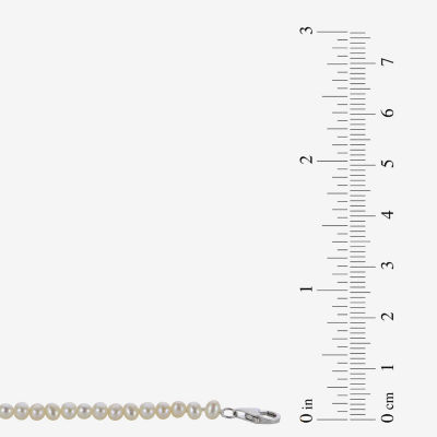 Womens White 13 Inch Strand Necklace