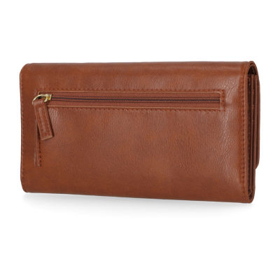 Mundi File Master Womens Expandable RFID Blocking Accordian Wallet