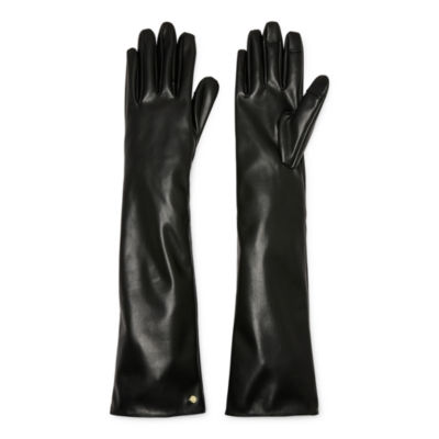 Liz Claiborne Long Pu Glove W Logo Cold Weather Gloves