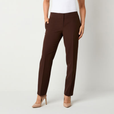 Black Label by Evan-Picone Womens Straight Fit Suit Pants