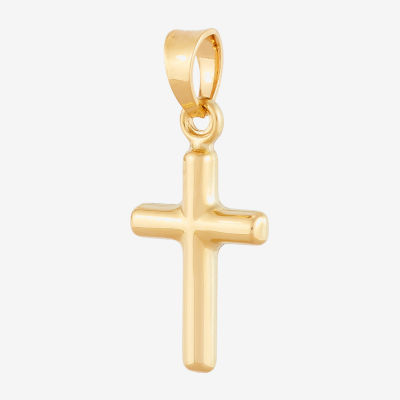 Unisex Adult 14K Gold Cross Pendant