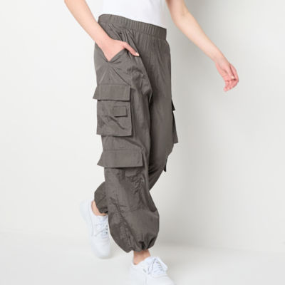 Arizona Womens Cinched Active Cargo Pant-Juniors